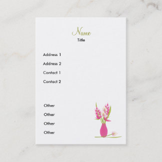 Florist-Rosa Visitkort
