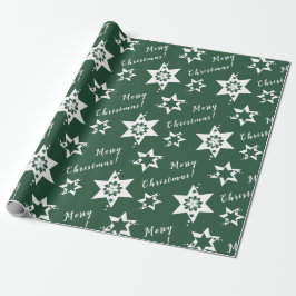 🌟 Florist Starry Grönt God jul Presentpapper