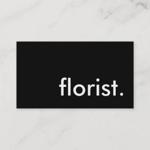 florist. visitkort