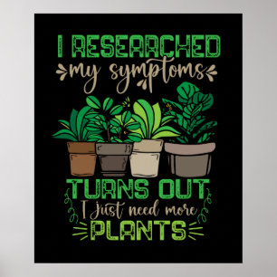 Florist Women Funny Plant Älskare Mor Poster