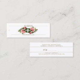 Florista - Pris Märkre, Affärskort Mini Visitkort