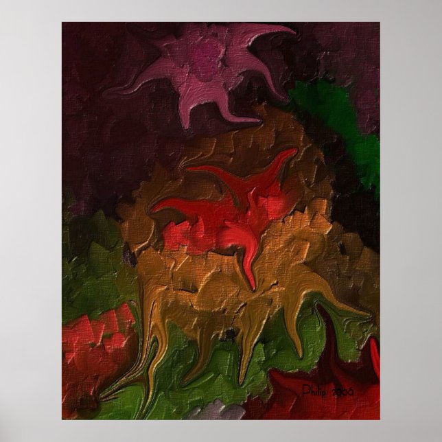 Florista Tile 1-8 x 10 Poster (Framsidan)