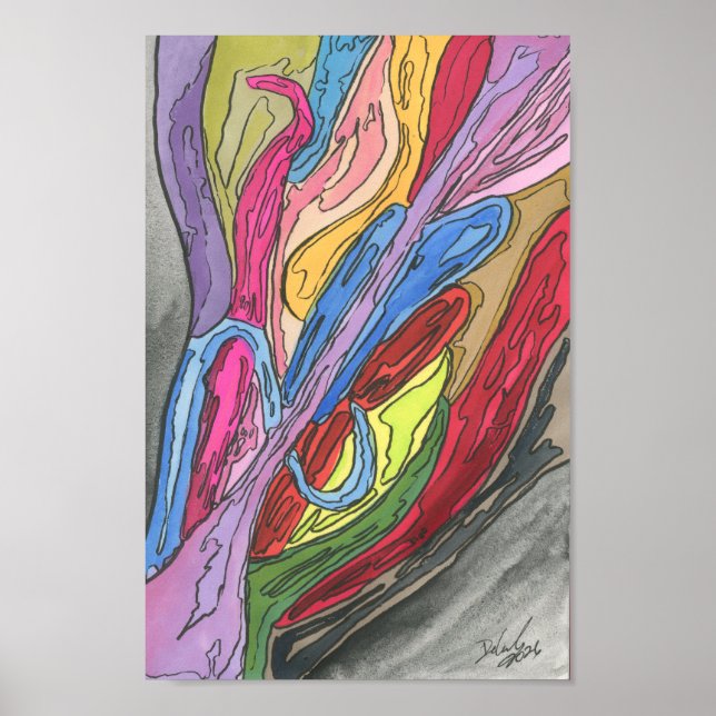 Floristens Bord Poster (Framsidan)
