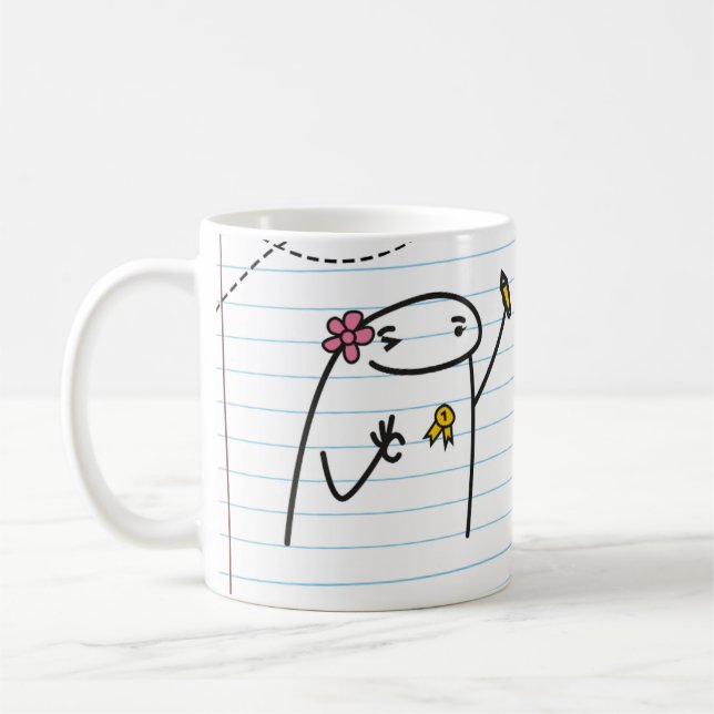 Flork Taza Maestra - El mejor! Kaffemugg (Vänster)
