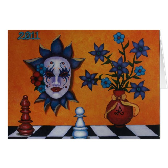 Floror Hälsningskort (Framsidan Horizontal)