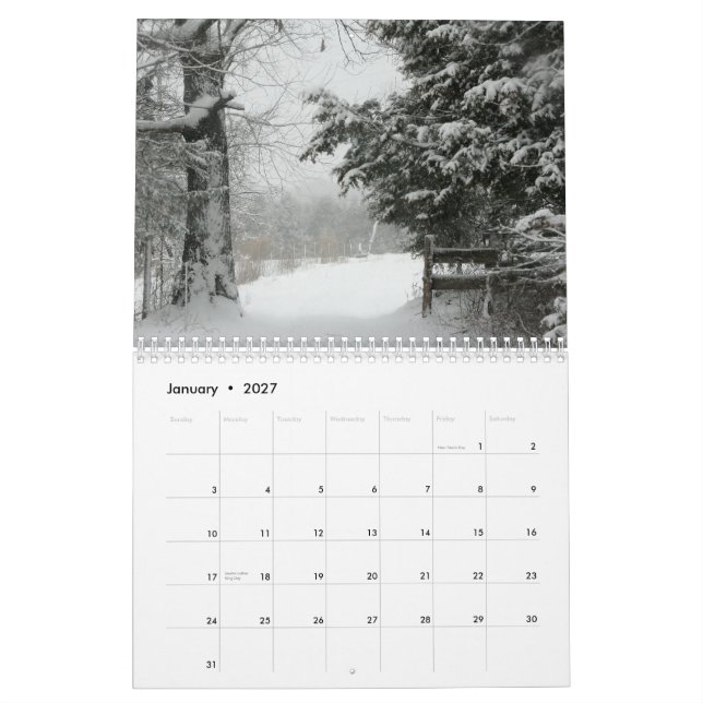 Floror och Fauna 2013 Kalender (Jan 2027)