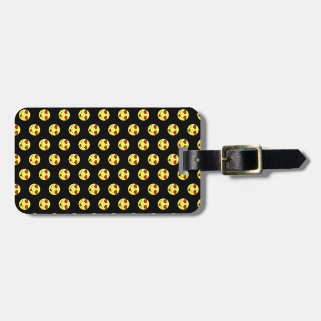 flört-emoji bagagebricka (Horisontell Framsida)