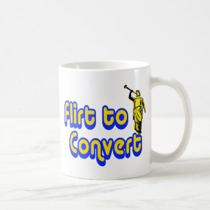 Flört som ska konverteras kaffemugg