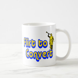 Flört som ska konverteras kaffemugg