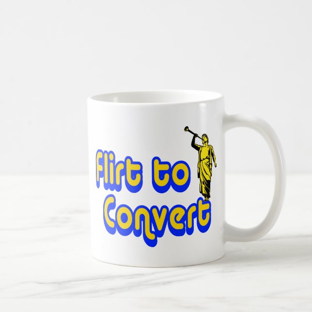 Flört som ska konverteras kaffemugg (Höger)