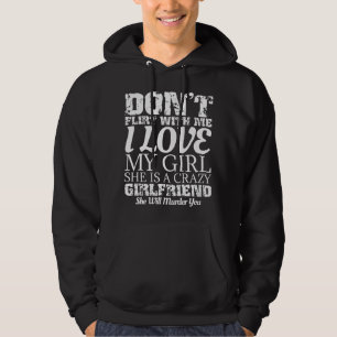 Flörta inte hoodie