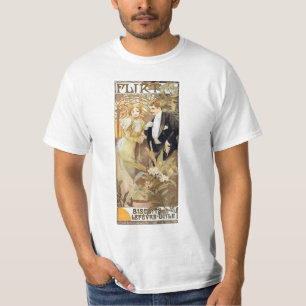 FlörtvintageMucha T-tröja Tee