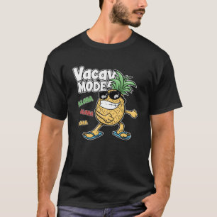 Floss Dance Pineapple Vacay Mode Aloha Hawaii Drag T Shirt