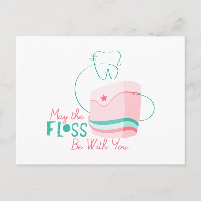 Floss med dig vykort (Framsida)