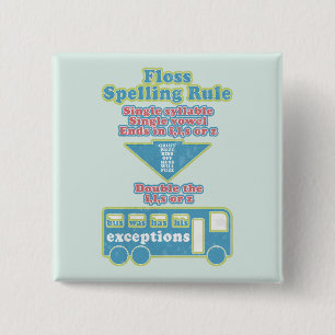Floss Rule Phonics Learning English Language Knapp