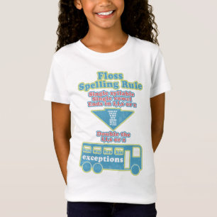 Floss Rule Phonics Learning English Language T Shirt