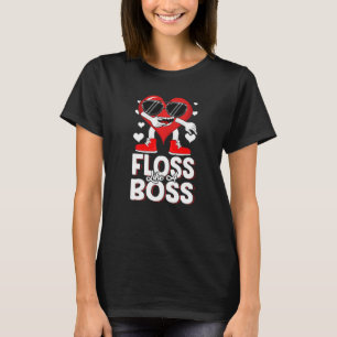 Floss som en Chef Valentines day Boy Valentine Boy T Shirt
