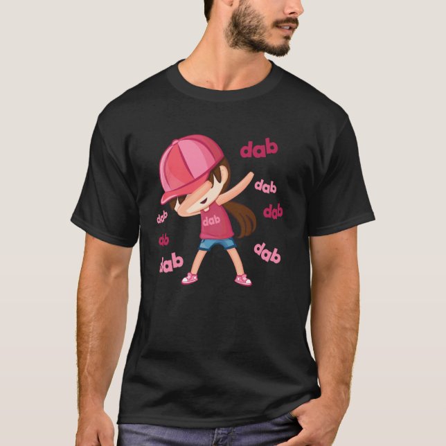 Flossdans, Dabba T-Shirts, Dab Dansande Graf T Shirt (Framsida)