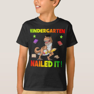 Flossing DInosaur Kindergarten Studentmössa Gift T Shirt