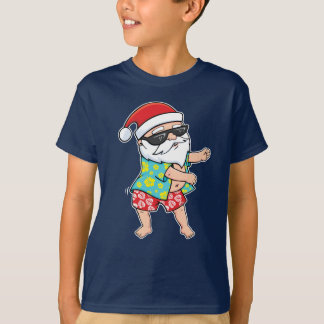 Flossing Santa T Shirt