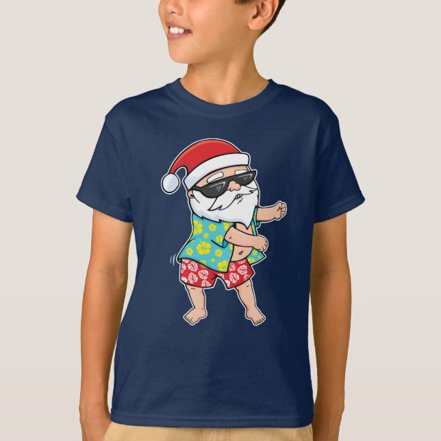 Flossing Santa T Shirt (Framsida)