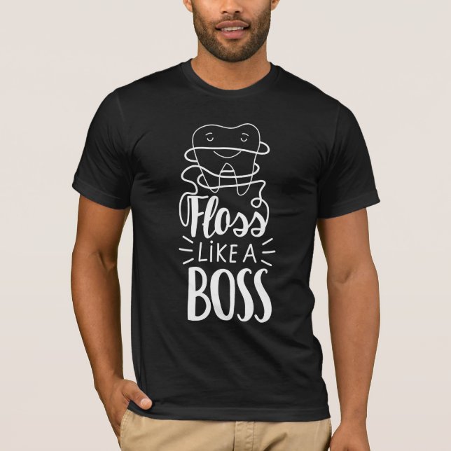 Flossnågot liknande en chef t shirt (Framsida)