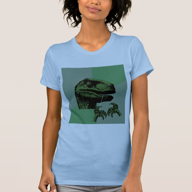Flossoraptor Philosoraptor T-shirt (Framsida)