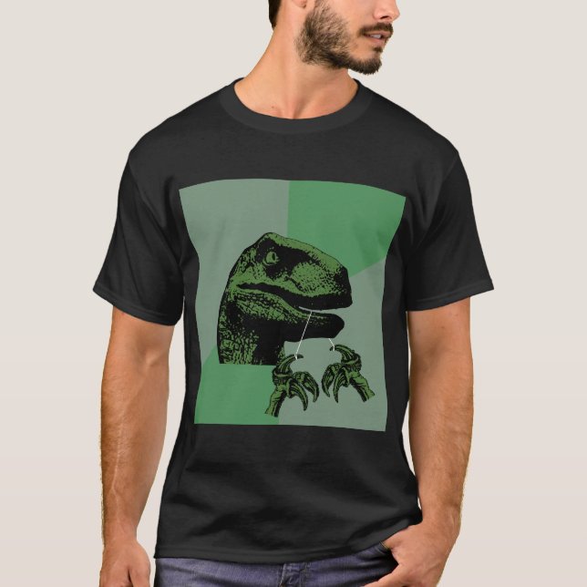 Flossoraptor Philosoraptor T-shirt (Framsida)