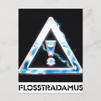 FLOSSTRADAMUS-vykort Vykort