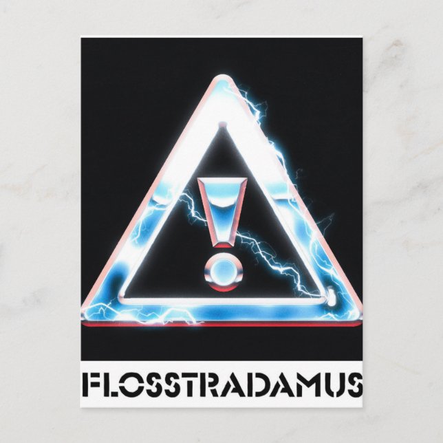 FLOSSTRADAMUS-vykort Vykort (Framsida)