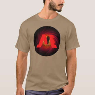 FloState Design "ME" Man Eruditely Fire Spiral1 T Shirt