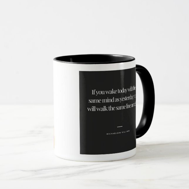 FloState Design Quote av Michaelson Williams Mugg (Framsida höger)