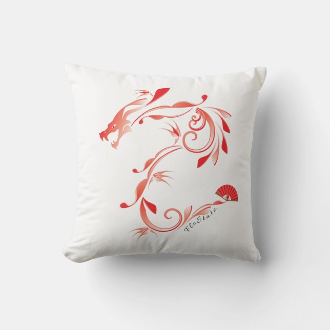 FloState Dragon Pillow Kudde (Framsida)