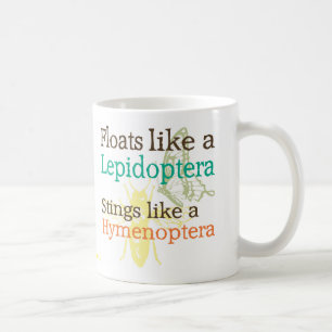 Flöten gillar lepidoptera kaffemugg