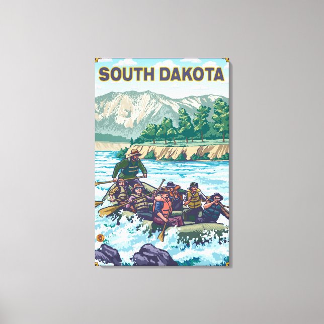 Floten RawingSouth Dakota Canvastryck (Framsida)
