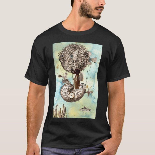 Flotilla - Claude & Blowfish T Shirt (Framsida)