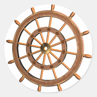 Flotsam Wheel Runt Klistermärke