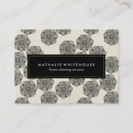 Flott anpassadeblommigtpresentkort rabattkort