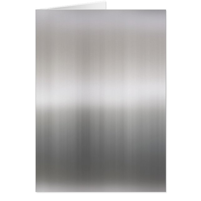 Flott borstat aluminium OBS kort (Framsidan)