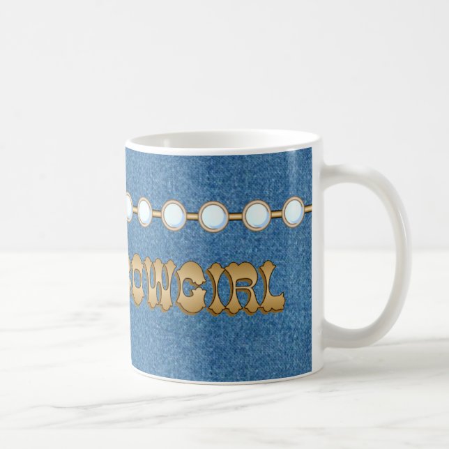 Flott CowgirlDenimMUGG Kaffemugg (Höger)