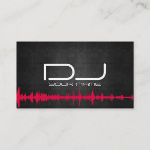 Flott DJ-visitkort Visitkort