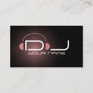 Flott DJ-visitkort Visitkort
