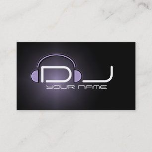 Flott DJ-visitkort Visitkort