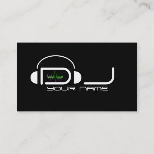 Flott DJ-visitkort Visitkort