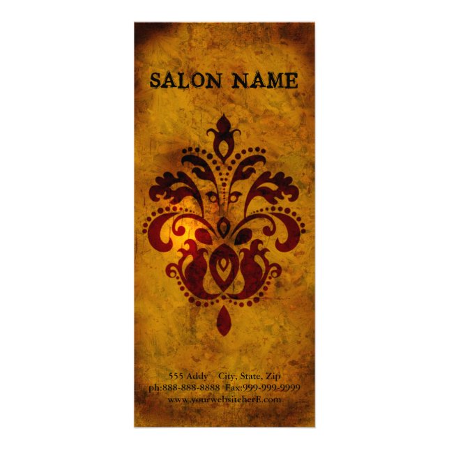 Flott exklusiv modern affär reklamkort (Framsidan)