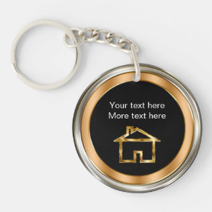 Flott fastighetsmäklare Keychains