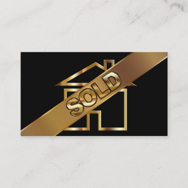 Flott fastighetvisitkortar visitkort (Framsida)