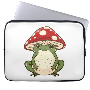 Flott flugsvamp groda laptop fodral