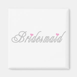 Flott grånar brudtärnan magnet