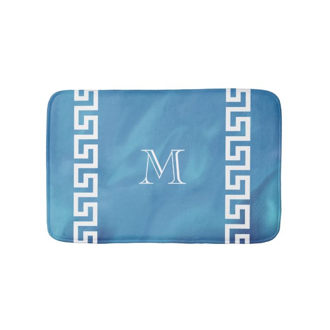 Flott greknyckel badrumsmatta (Framsidan)